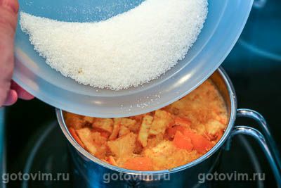 Фотографии рецепта Кисель из мандаринов, 06 Кисель из мандаринов, Шаг 06