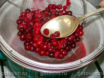 Фотографии рецепта Клюквенный кисель, 02 Клюквенный кисель, Шаг 02