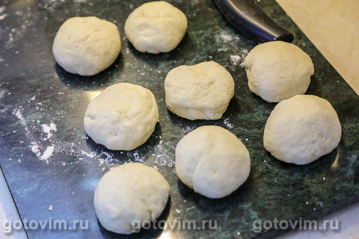 Фотографии рецепта Кныши с рубленым мясом, 04 Кныши с рубленым мясом, Шаг 04