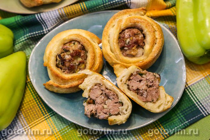 Кныши с рубленым мясом. Фотография рецепта Кныши с рубленым мясом. Фотография рецепта