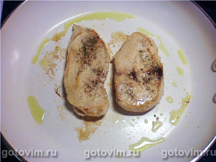 Фотографии рецепта Коктейль-салат с тыквой и курицей, 02 Коктейль-салат с тыквой и курицей, Шаг 02