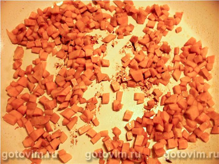 Фотографии рецепта Коктейль-салат с тыквой и курицей, 03 Коктейль-салат с тыквой и курицей, Шаг 03