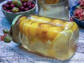 Компот из желтой алычи с лимоном без стерилизации