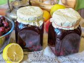 Компот из черной смородины с лимоном