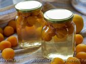Компот из желтой алычи на зиму (без стерилизации)