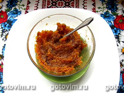 Фотографии рецепта Домашние конфеты из фиников с курагой и кокосовой стружкой, 03 Домашние конфеты из фиников с курагой и кокосовой стружкой, Шаг 03