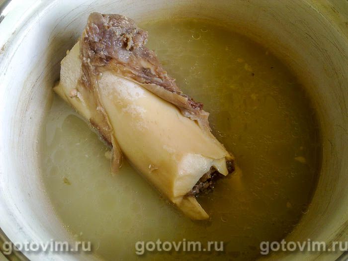 Фотографии рецепта Костный мозг на ржаном хлебе, 05 Костный мозг на ржаном хлебе, Шаг 05
