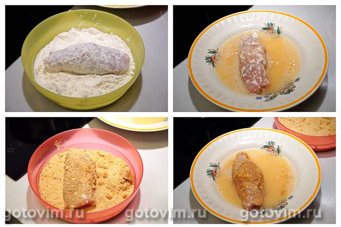 Фотографии рецепта Котлет по-киевски со сливочным маслом и сыром, 06 Котлет по-киевски со сливочным маслом и сыром, Шаг 06