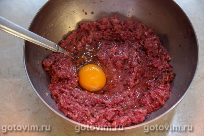 Фотографии рецепта Котлеты из куриных сердечек с грибами, 05 Котлеты из куриных сердечек с грибами, Шаг 05