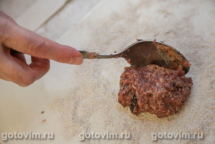Фотографии рецепта Котлеты из куриных сердечек с грибами, 08 Котлеты из куриных сердечек с грибами, Шаг 08