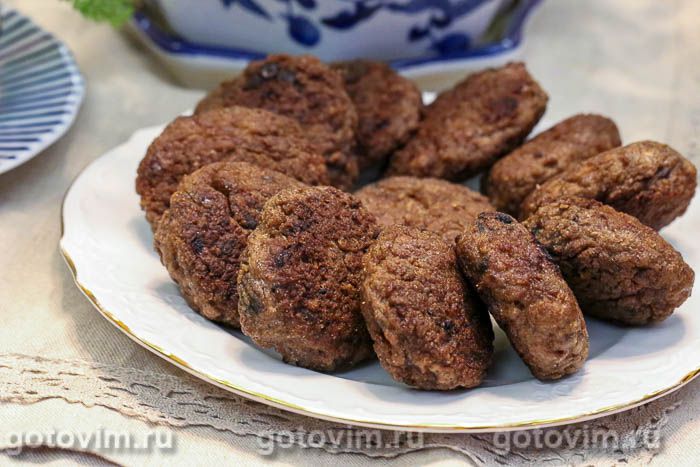 Котлеты из куриных сердечек с грибами. Фотография рецепта Котлеты из куриных сердечек с грибами. Фотография рецепта
