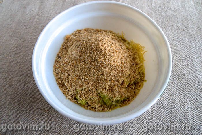 Фотографии рецепта Котлеты из брокколи с сыром, 04 Котлеты из брокколи с сыром, Шаг 04