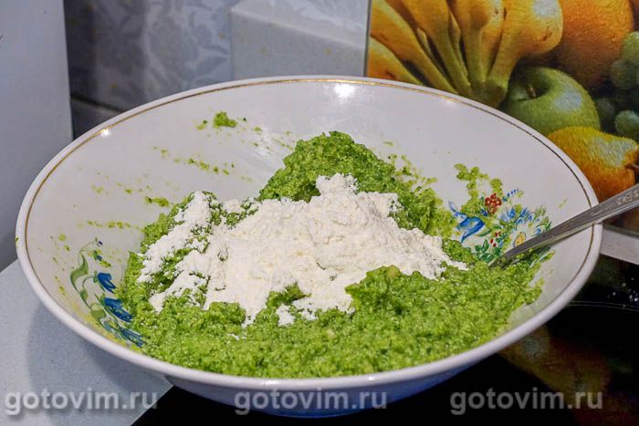 Фотографии рецепта Котлеты из брокколи, 04 Котлеты из брокколи, Шаг 04