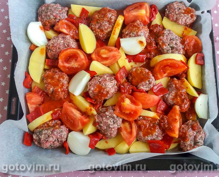 Фотографии рецепта Котлеты по-измирски, 07 Котлеты по-измирски, Шаг 07