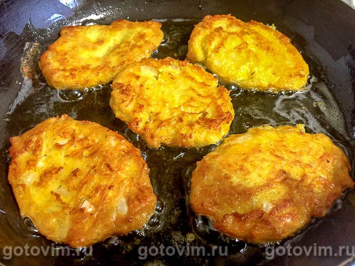 Фотографии рецепта Овощные котлеты из картофеля с тыквой, 05 Овощные котлеты из картофеля с тыквой, Шаг 05