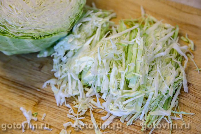 Фотографии рецепта Куриные рубленые котлеты с молодой капустой, 01 Куриные рубленые котлеты с молодой капустой, Шаг 01