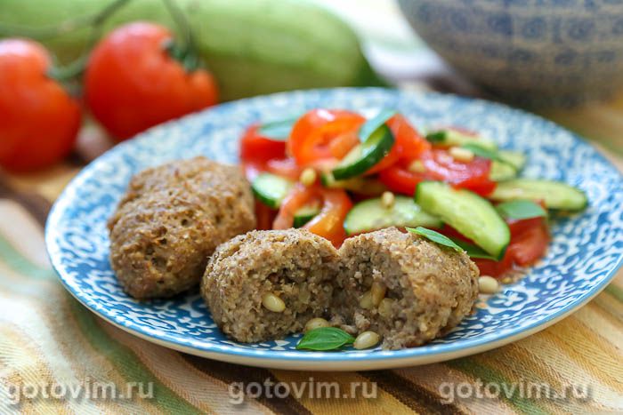  -     - (Fried Kibbeh Balls) .  