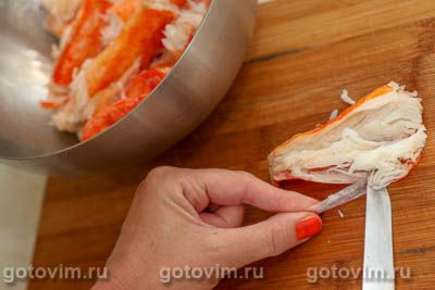 Котлеты из мяса камчатского краба