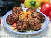 Мясные котлеты с рисом на сковороде