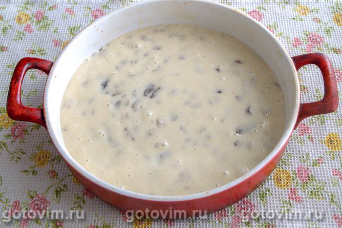 Фотографии рецепта Коврижка с изюмом и семечками (без яиц), 06 Коврижка с изюмом и семечками (без яиц), Шаг 06