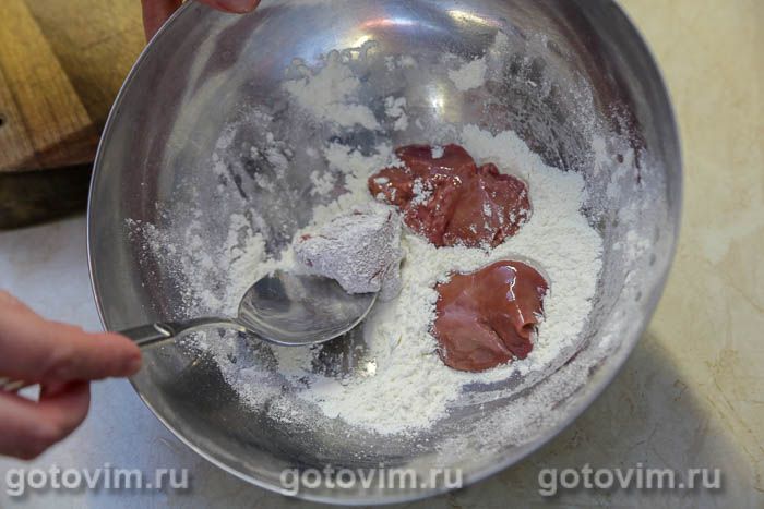 Фотографии рецепта Печень с яблоками по-берлински, 06 Печень с яблоками по-берлински, Шаг 06