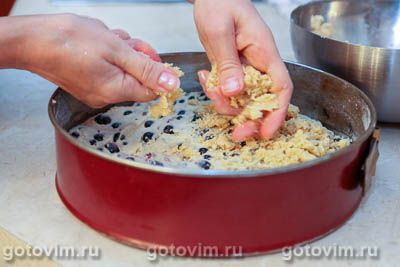 Фотографии рецепта Крамбл с черной смородиной, 06 Крамбл с черной смородиной, Шаг 06