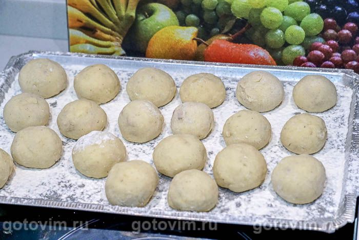Фотографии рецепта Кропкакор - картофельные клёцки с беконом по-щведски, 07 Кропкакор - картофельные клёцки с беконом по-щведски, Шаг 07