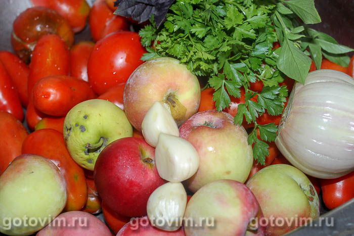 Фотографии рецепта Краснодарский соус, 01 Краснодарский соус, Шаг 01