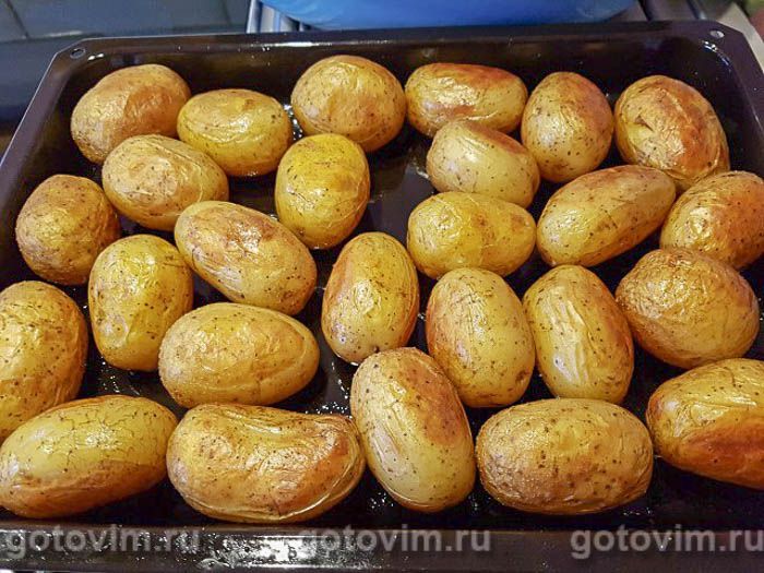 Фотографии рецепта Печеная картошка в духовке, 02 Печеная картошка в духовке, Шаг 02