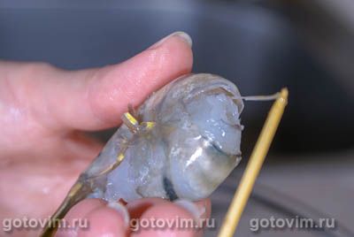 Фотографии рецепта Креветки в хрустящей панировке, 01 Креветки в хрустящей панировке, Шаг 01