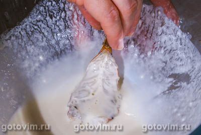 Фотографии рецепта Креветки в хрустящей панировке, 03 Креветки в хрустящей панировке, Шаг 03