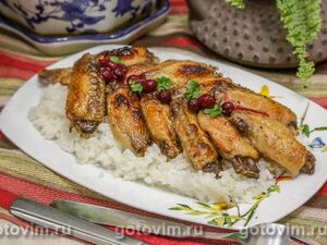 Куриные крылышки конфи