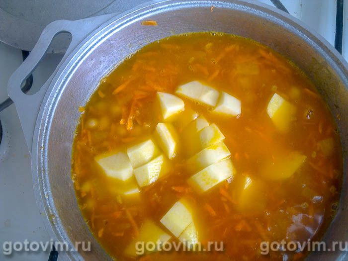 Фотографии рецепта Кюфта-шурпа с нутом, 06 Кюфта-шурпа с нутом, Шаг 06