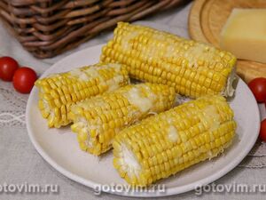 «Анджай митаку» или молодая кукуруза с сыром (в микроволновке)