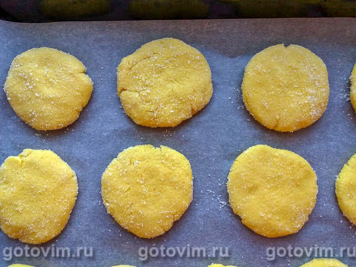 Фотографии рецепта Кукурузное печенье, 07 Кукурузное печенье, Шаг 07