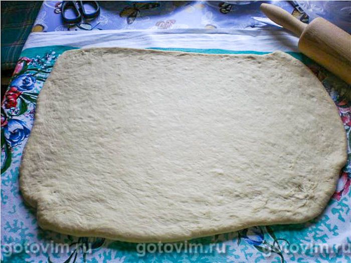 Фотографии рецепта Кулебяка с кроликом, рисом и овощами, 04 Кулебяка с кроликом, рисом и овощами, Шаг 04