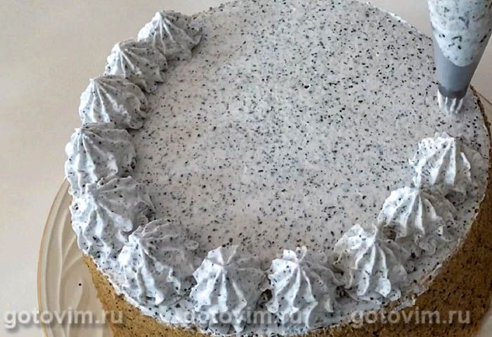 Фотографии рецепта Торт кунжутный, 02 Торт кунжутный, Шаг 02