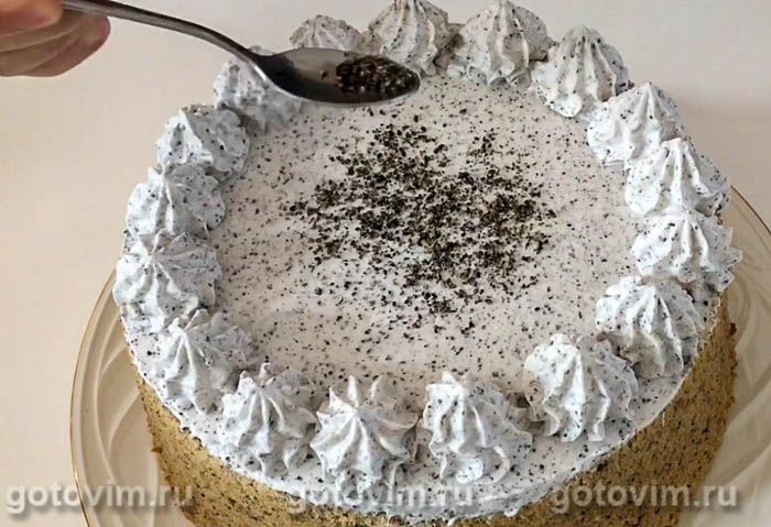Фотографии рецепта Торт кунжутный, 03 Торт кунжутный, Шаг 03