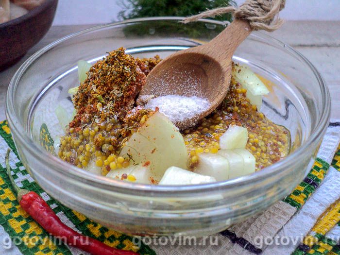Фотографии рецепта Куриные бедрышки под острым маринадом, 02 Куриные бедрышки под острым маринадом, Шаг 02