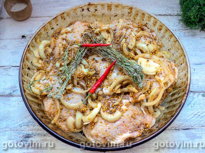 Фотографии рецепта Куриные бедрышки под острым маринадом, 05 Куриные бедрышки под острым маринадом, Шаг 05