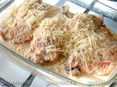 Фотографии рецепта Курица в сырном соусе, 04 Курица в сырном соусе, Шаг 04