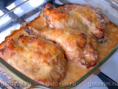 Фотографии рецепта Курица в сырном соусе, 05 Курица в сырном соусе, Шаг 05