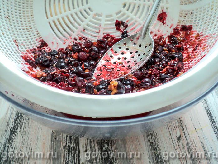 Фотографии рецепта Курд из черной смородины и шоколада, 03 Курд из черной смородины и шоколада, Шаг 03