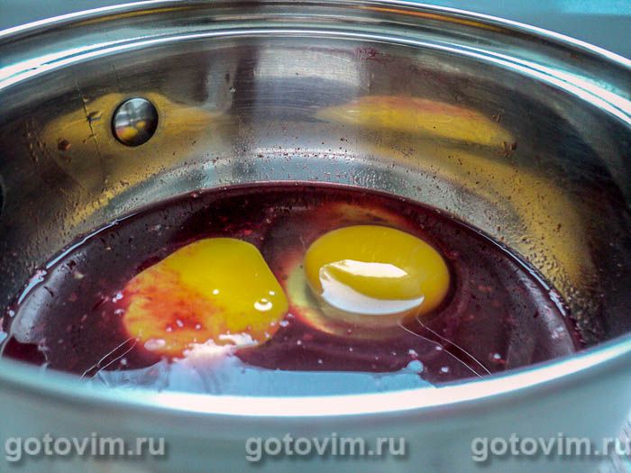 Фотографии рецепта Курд из черной смородины и шоколада, 05 Курд из черной смородины и шоколада, Шаг 05