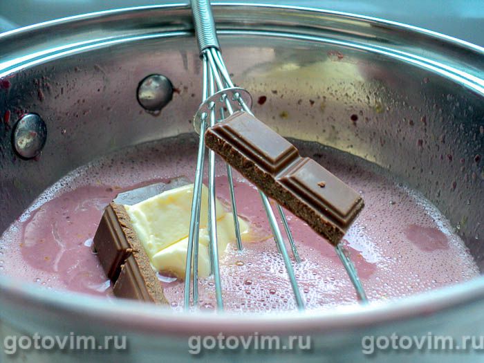Фотографии рецепта Курд из черной смородины и шоколада, 07 Курд из черной смородины и шоколада, Шаг 07
