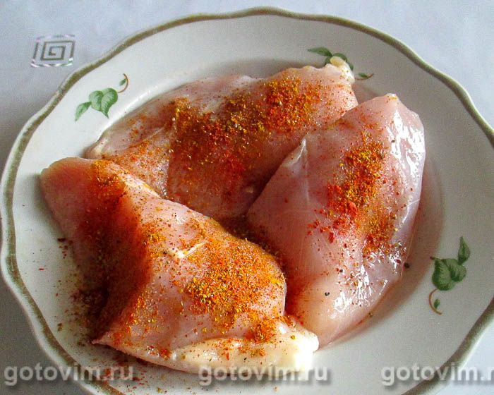 Фотографии рецепта Кармашки из куриной грудки с сыром, 02 Кармашки из куриной грудки с сыром, Шаг 02