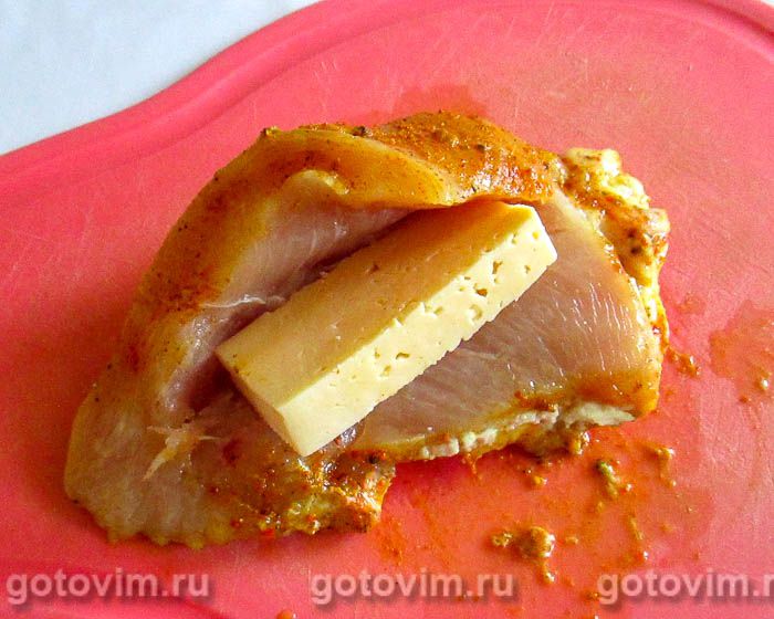Фотографии рецепта Кармашки из куриной грудки с сыром, 04 Кармашки из куриной грудки с сыром, Шаг 04