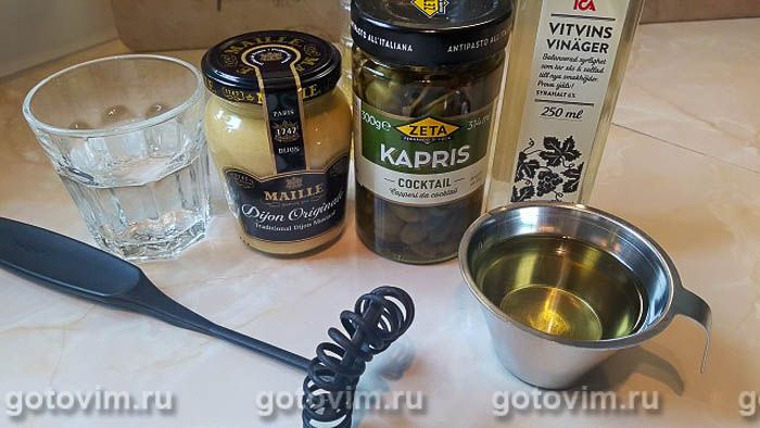 Фотографии рецепта Запеченные куриные грудки в горчичном маринаде с каперсами, 03 Запеченные куриные грудки в горчичном маринаде с каперсами, Шаг 03