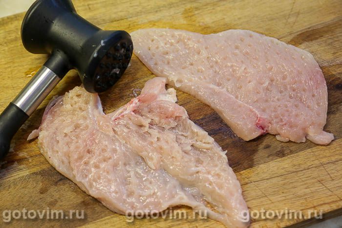 Фотографии рецепта Куриная грудка со спаржей, чесноком и сливочным маслом, 04 Куриная грудка со спаржей, чесноком и сливочным маслом, Шаг 04