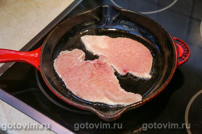 Фотографии рецепта Куриная грудка со спаржей, чесноком и сливочным маслом, 05 Куриная грудка со спаржей, чесноком и сливочным маслом, Шаг 05